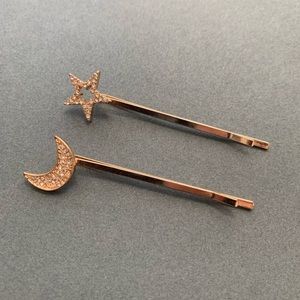 Moon and Star Set Hair Accessories